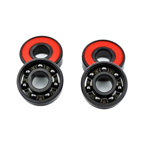 Rodamientos 608 2RS de cerámica mixta anti fricción de alta velocidad 8x22x7mm