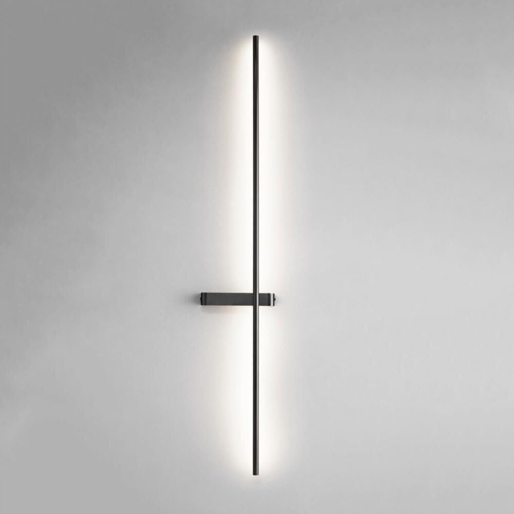 Modern Mid Century Home Copper Wall Light LED Linear Wall Sconce Minimalist Long Linear Wall Lamp 3000K/4000K/6000K Adjustable Brass Decor Lighting Fixture for Hallway Living Room Bedroom innovate