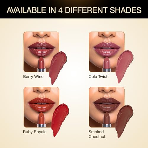 Image of Auric MatteRich Lipstick | Berry Wine, 4.2g | Intense Matte Finish | Bold Long-Lasting Lipstick | High Pigment | Comfortable Wear | Vegan & Paraben-Free