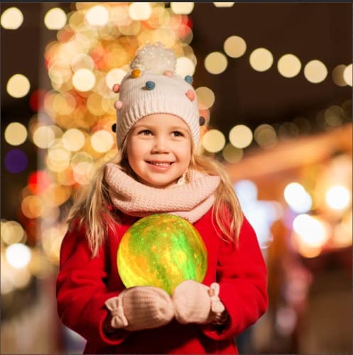 Phyllinos Moon Lamp 3D Galaxy Moon Light 5.9 Inch Kids Night Lights With 16 Colors, Remote Control, Wooden Stand, Galaxy Lava Lamp For Kids Girls Boys Teens Birthday Gifts #TOP5