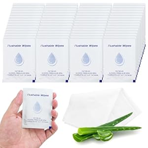 twoworld Flushable Wipes Travel Siz...