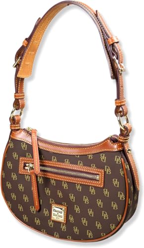 Sac à main rond croissant jacquard Dooney & Bourke femme