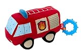 SIGIKID 42661 Feuerwehrauto Play & Cool Mädchen und Jungen Babyspielzeug empfohlen ab 3 Monaten rot/blau