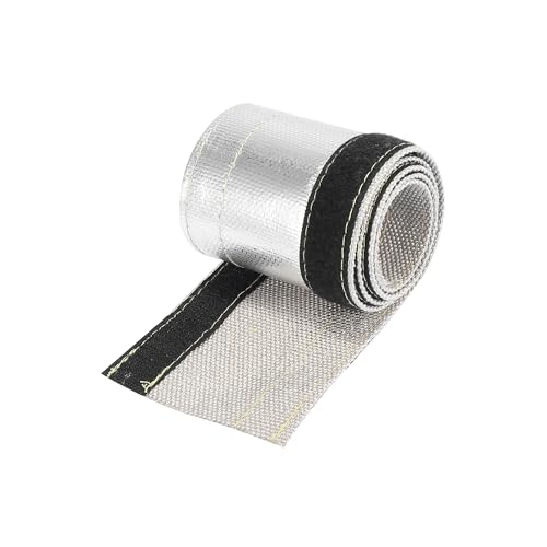 A ABSOPRO Auto Wärmeschutzblech 3/4 Innendurchm. 3.2 ft Aluminisierte Schutzhülle Ersatz Artikelaustausch