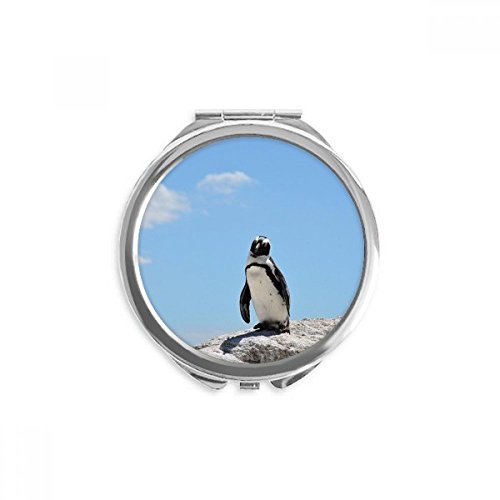 Miroir de poche pingouin ocean antarctique pour retouches maquillage au quotidien