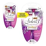BIC Soleil Smooth Scented Women's Disposable 3 Blade Razors, Travel Size Toiletries, Ideal Gift for Women, 4-Pack - Image 2