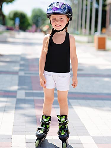 Bencailor 3 Pcs Girls Dance Tank Top Racerback Crop Tank Top Sleeveless Girls Tops Vests for Children3