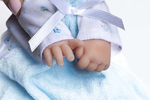 JC Toys La Baby Caucasian Baby Doll Set – 11 Inch Soft Body Doll with Accessories Including a Removable Blue Outfit – Small Baby Doll Toy for Children 12 Months and Older by JC Toys - Image 3