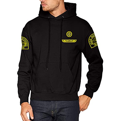 El Desván Nerd Weyland Spaceship Jacket - Sudadera con Capucha para Hombre (M, Negro)