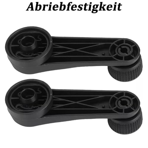 Bohaner 2x Fensterkurbel 1H0837581 1H0837581B 1H0837581D Fensterwickler Fensterkurbel Fenster Kurbel Kurbelgriff für VW Golf MK3 MK4 Vento Bora Polo 1997–2010