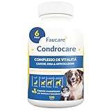 Condroprotettore per Artrosi Cane, Collagene, Cozza Verde, Magnesio, Calcio, Antinfiammatorio Articolare, Glucosamina, Condroitina, Complesso Vitalità, Faucare (180 Capsules 6 Mesi)