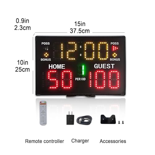 Tableau de score électronique avec télécommande pour ne plus perdre le fil des points - 2