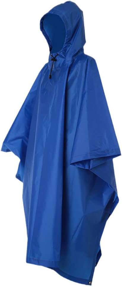 3 In 1 Raincoat Backpack Rain Cover Hiking Cycling Rain Cover Poncho Raincoat Waterproof Outdoor Camping Tent Mat