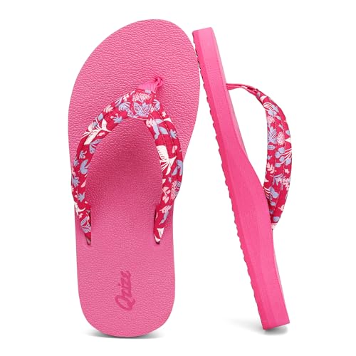 Women's Wide Width Flip Flops with Arch Support