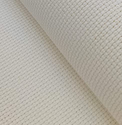 Image of KCS 4 /6 pc of 12 inch x 18 inch 18CT Counted Cotton Aida Cloth Cross Stitch Fabric (6 pc, Cream)
