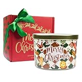 Christmas Candles - Christmas Gifts for Women, Natural Soy Wax Gingerbread Scented Candles(12.7oz)