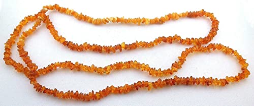 4mm - 7mm Natural Copal Amber Polished Nugget Chip Gem