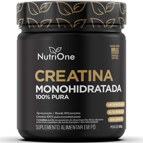 Creatina Monohidratada 500g | 100% Pura | Importada | Micronizada...