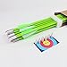 TIGER ARCHERY 28inch Archery Fiberglass Youth Arrows for Recurve Bows- Beginners Adult and Youth Kids Arrows Practice (Pack of 12) (Green Sharp Tip)
