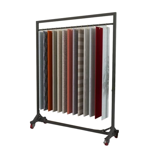 Présentoir pour film pour vitres mobile avec chariot à bobines robuste