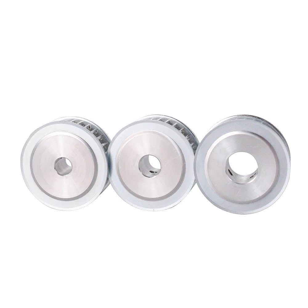 1 pz 5M Tipo 60T Puleggia dentata Lega di alluminio Alesaggio 12/14/15/19/20/22/25/28/30mm 60 denti Passo 5mm Larghezza 16mm sincrona HTD5M(Keyway38mm,1pc-Belt 15mm)