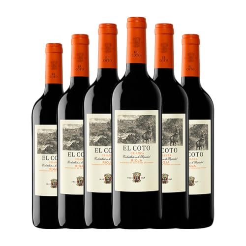 Coto de Rioja Tempranillo Rioja Crianza 75 cl Vino tinto (Caja de 6 Botellas de 75 cl)