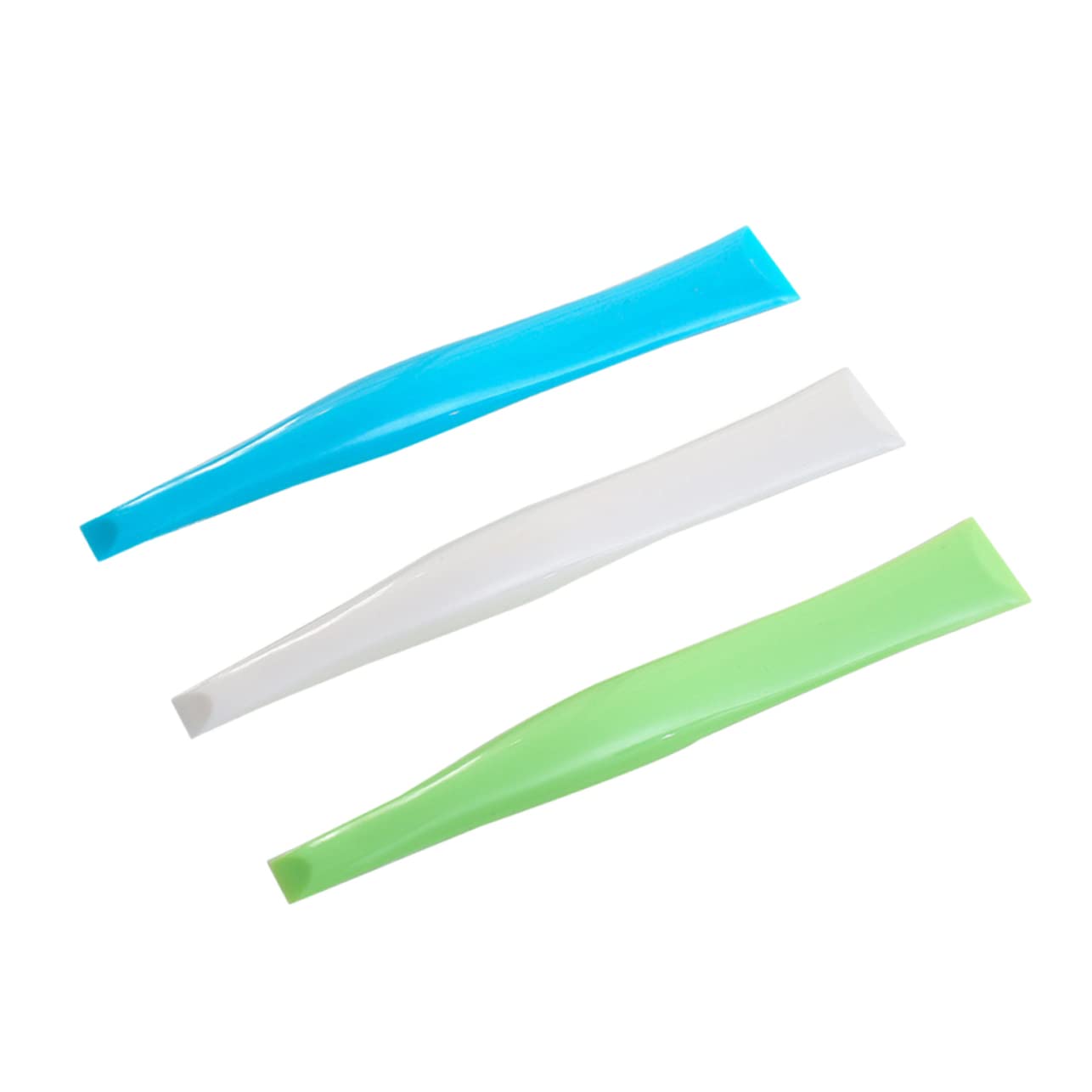 KOMBIUDA 10pcs Double-headed Kitchen Stove Scraper Multi-function Cleaning Tool for Gas Stoves Easy Use Decontamination Blade Material Mixed Colors