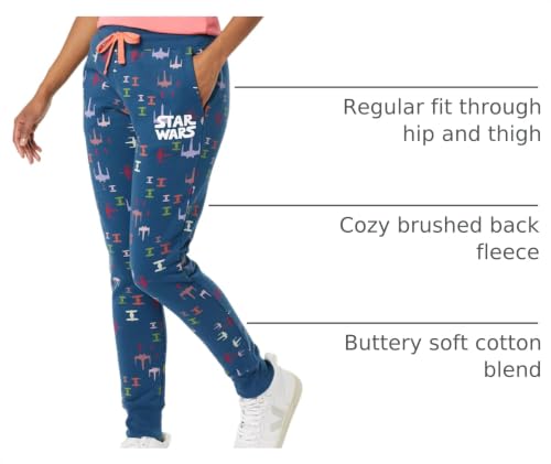 Image of Amazon Essentials Disney | Marvel | Star Wars Women's French Terry Fleece Jogger Sweatpants