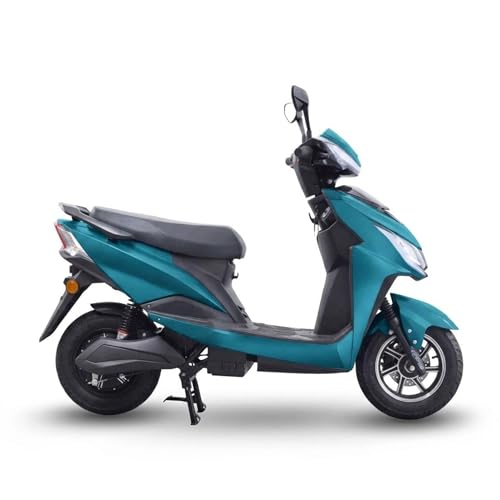 Image of Ryoto Electric Scooter Non RTO Lithium-ion, Top Speed: Approx. 25-30 km /h, Range (Mileage): Approx. 70-90 km per Charge, Waterproof Electrical Bike Scooty (Teal Blue)