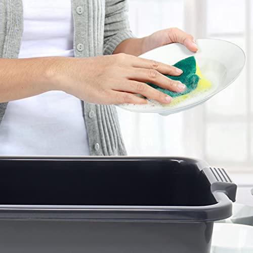 Hausfelder VIELZWECK Wanne und Schüssel 2er Set 11l. eckig - einsetzbar als Waschschüssel, Spülschüssel, Spülwanne und… – Bild 7