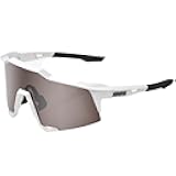 100% SPEEDCRAFT Sport Performance Cycling Sunglasses MATTE WHITE - HiPER Silver Mirror