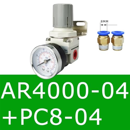 Régulateur de pression pneumatique AR4000-04 1/2 pour compresseur