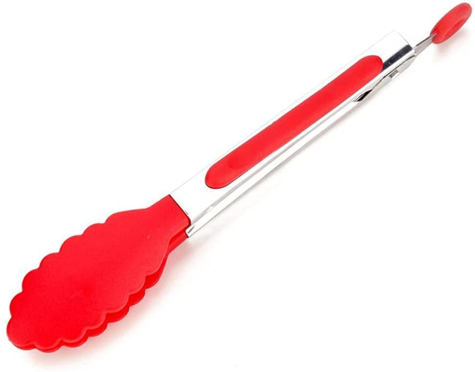 1 Pieza de Pinzas para Alimentos Resistentes al Calor, Pinzas Creativas Antideslizantes de Nailon para Pan, Pinzas para Servir, Herramientas de Cocina, Herramientas para Barbacoa, Accesorios (B)