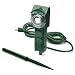 BESTTEN Outdoor Power Strip with 12-Foot Ultra Long Extension Cord, Weatherproof Yard Stake with 24-Hour Timer, ON/Off Switch, ETL Certified, Green