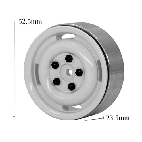 ULTECHNOVO Cubo da Roda 4Pcs Rc Escala 1:10 Controle Remoto Do Cubo da Roda Do VeÃ­culo AtualizaÃ§Ãµ