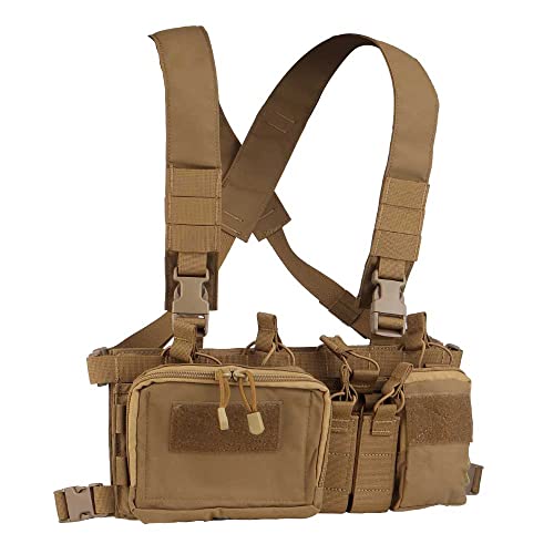 Chaleco táctico de asalto 500D Molle Multicam con múltiples bolsillos ajustables 2