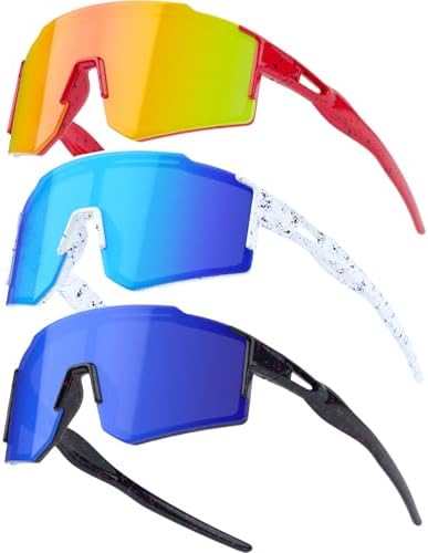 Baseball Sunglasses for boys girls,Kids Sunglasses Polarized,running golf cycling Glasses