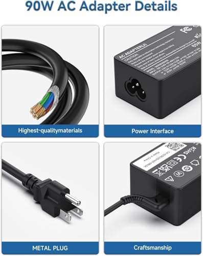 20 Pack USB C 45W Laptop Charger, Universal Type C Power Adapter for HP, Lenovo, Dell, Acer, Asus, Samsung, Google Laptop Chromebook Power Supply Cord