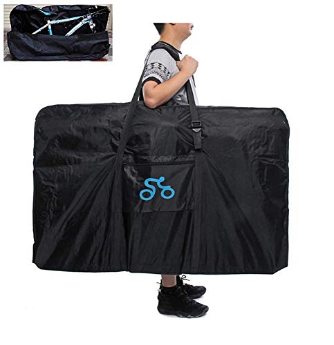 Qlkx 26-29 Inch Bike Travel Bag, Bicycle Transport Carrying Case With, 1680D Padded Waterproof Cycling Lounge Mountain Bicycle Luggage Bag #TOP12