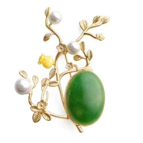 Image of Brooches for Women with Crystal, Pink Flower, Rhinestone Brooches Pins Elegant Jewelry Blossom Fashionable Gifts Ladies Bouquet Brooches Pin for Birthday, Party, New Year, Wedding