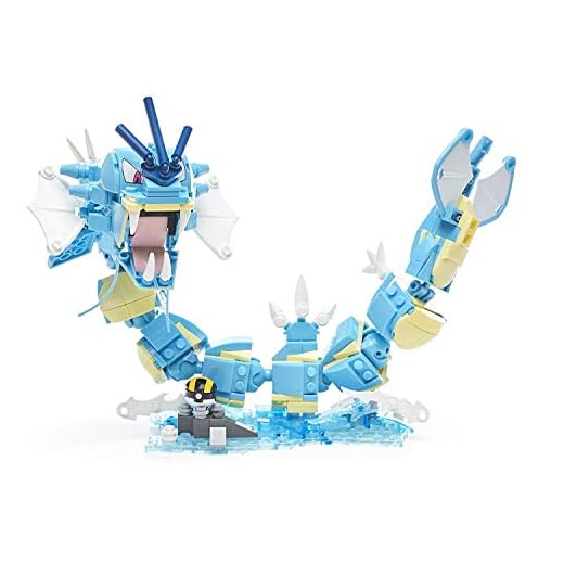 Mega Construx Pokemon Gyarados Construction Set with character figures, Building Toys for Kids 352 Pieces