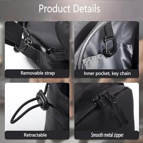 Moulin Fitness Magnetic Gym Bag, Titan Mag Magnetic Gym Bag, For Trave, Sports, Work (White) 5