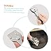 STOBAZA 6-Piece Glass Cleaning Scraper Set Scratch-Free Ceramic Hob Scraper with Blades for Glass and Induction Cooktops Easy to Use for Home and Kitchen Cleaning