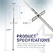 [Upgraded] BlueStars 316490000 316490002 316490003 Oven Probe Temperature Sensor - Compatible with Frigidaire FFEF3052TS Kenmore Ranges - Replaces 7316490000 1197392 AP3963654 PS1528542 EAP1528542