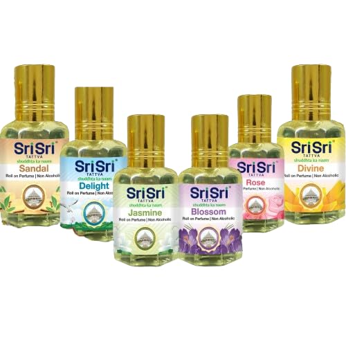 Scented Horizons : Six Aroma Roll-On Perfume, Each 10 ml (6 Scents : Rose, Sandal, Jasmine, Blossom, Divine, Delight)-image-34