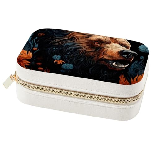 Boîte à bijoux ours spacieuse pour ranger bagues et colliers