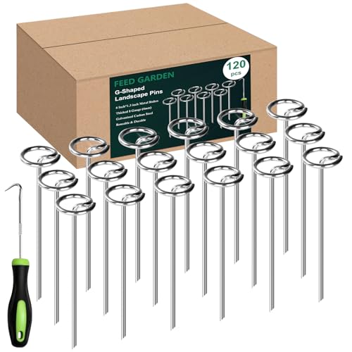 FEED GARDEN 120 Pack Landscape Staples