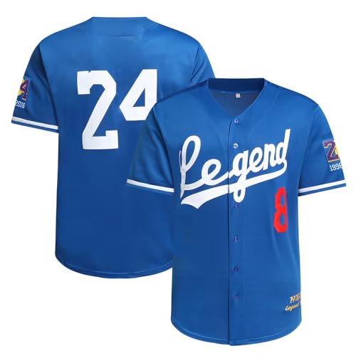 Camiseta de béisbol para hombre CUTHBERT 8 24 Legend miniatura 1