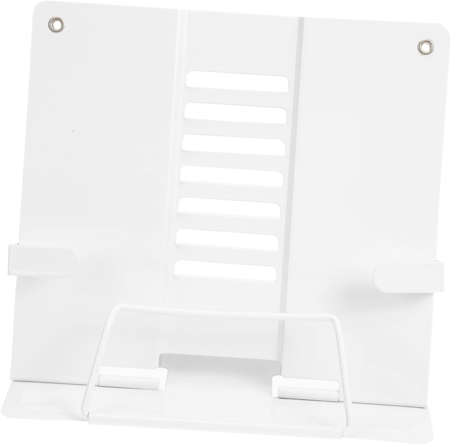 SHOWERORO Stand and Document Holder Adjustable Reading Rack for Tablets and Books Multi-Function Design Built Clip for Use