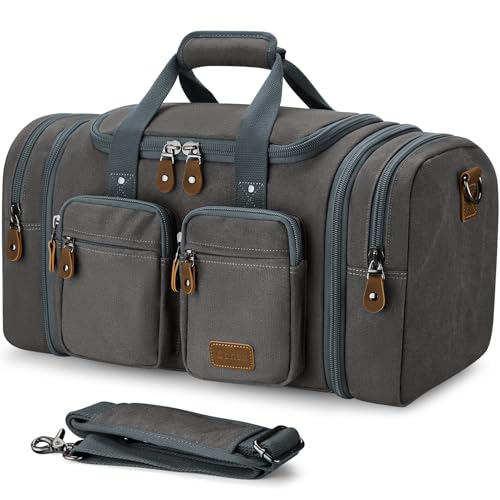 Image of Gonex Duffle Bag for Travel, Expandable 60L Overnight Weekender Gym Bag